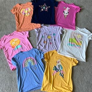 Set of 8 Cat and Jack tops